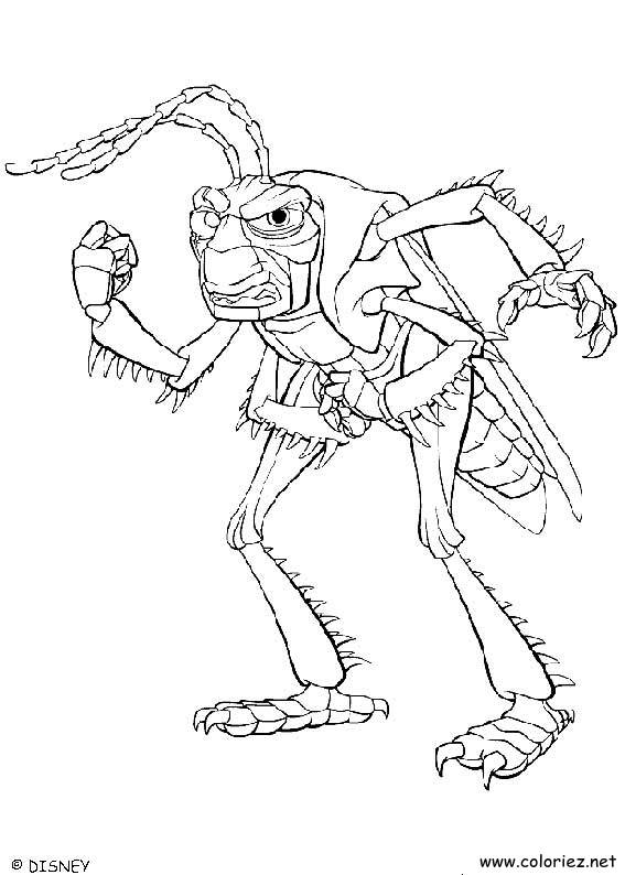 Coloriage de 1001 pattes à imprimer !