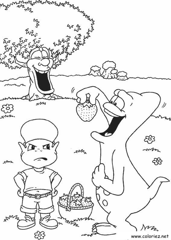 Coloriage de Adibou à imprimer !