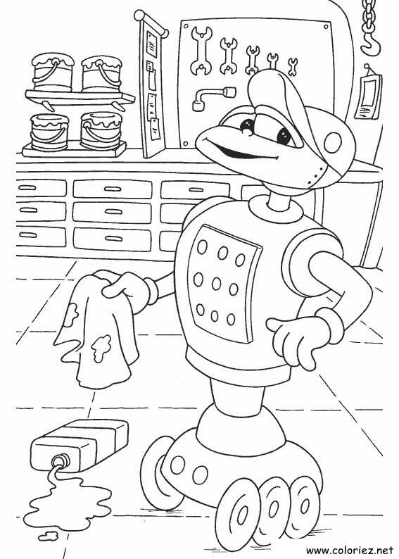 Coloriage de Adibou à imprimer !