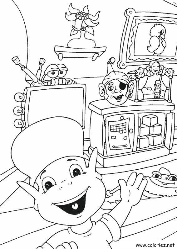 Coloriage de Adibou à imprimer !