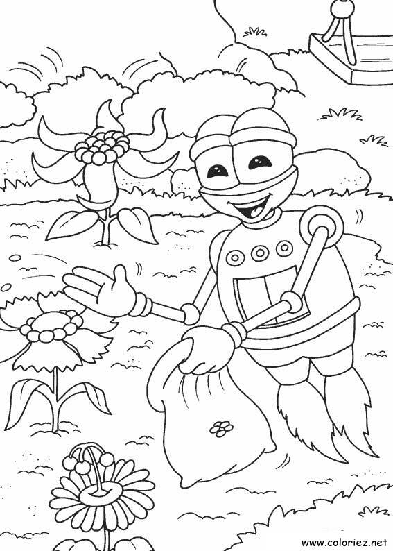 Coloriage de Adibou à imprimer !
