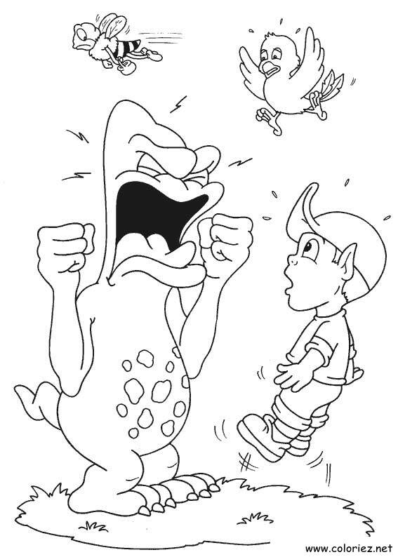 Coloriage de Adibou à imprimer !