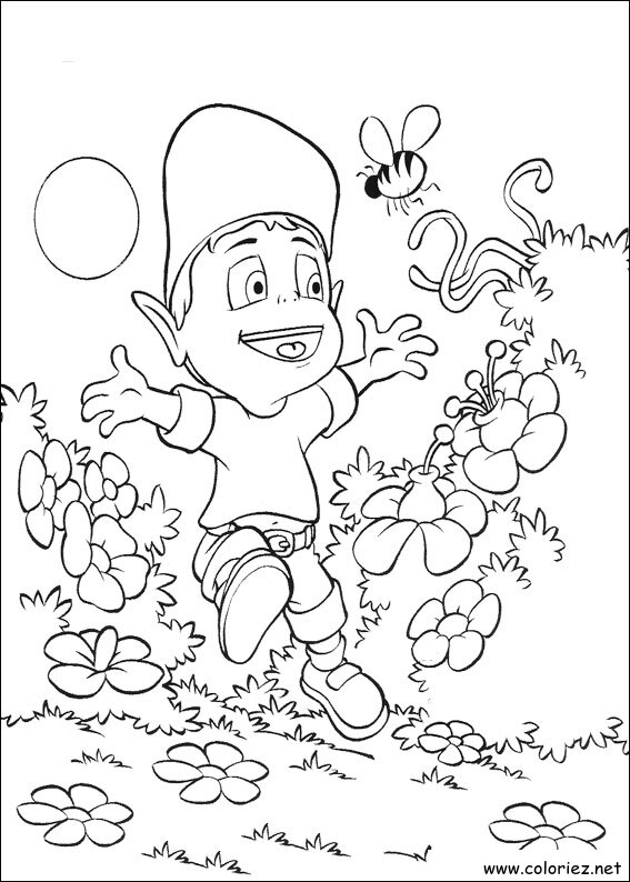 Coloriage de Adibou à imprimer !