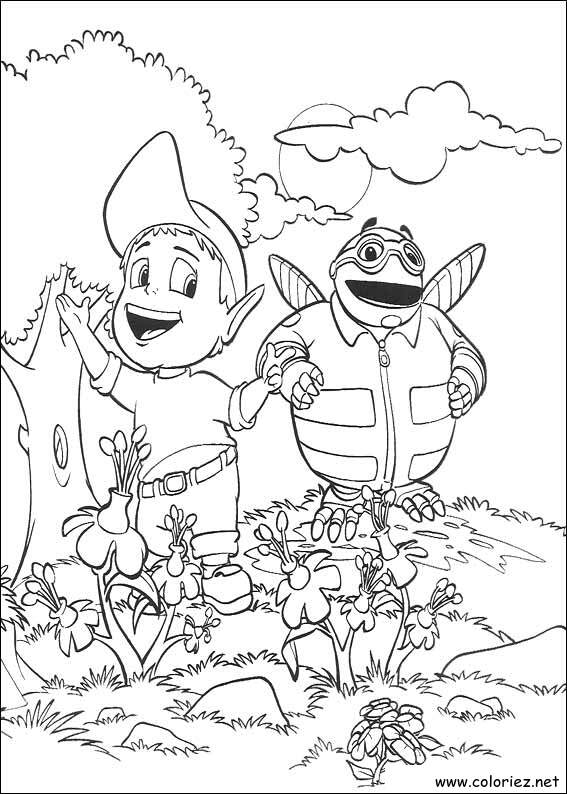 Coloriage de Adibou à imprimer !