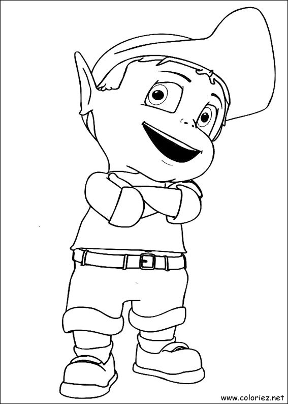 Coloriage de Adibou à imprimer !