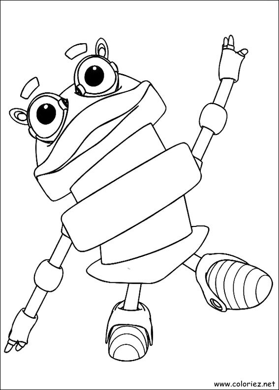 Coloriage de Adibou à imprimer !