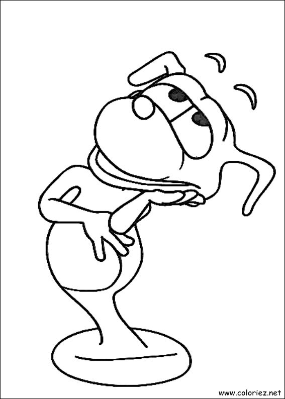 Coloriage de Adibou à imprimer !