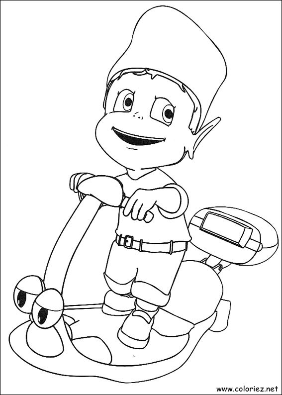 Coloriage de Adibou à imprimer !