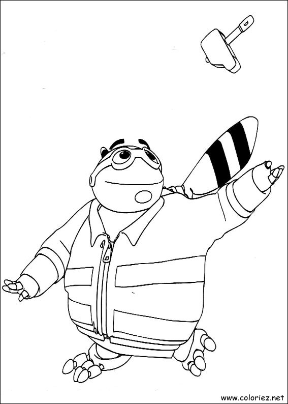 Coloriage de Adibou à imprimer !