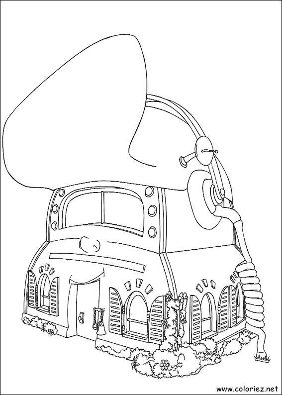 Coloriage de Adibou à imprimer !