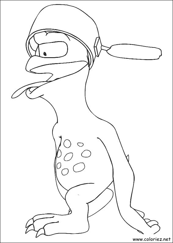 Coloriage de Adibou à imprimer !