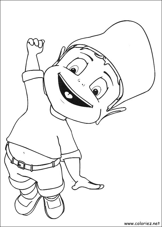 Coloriage de Adibou à imprimer !