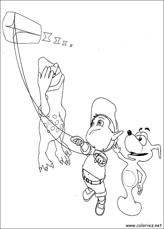 Coloriage de Adibou à imprimer !