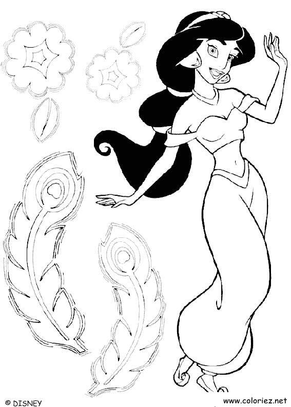 Coloriage de Aladdin à imprimer !