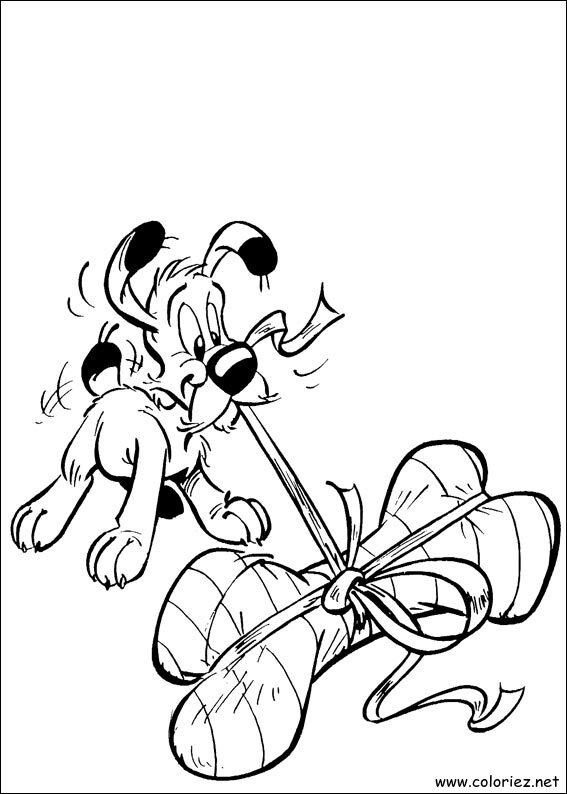 Coloriage de Astérix à imprimer