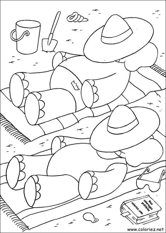 Coloriage de Babar à imprimer