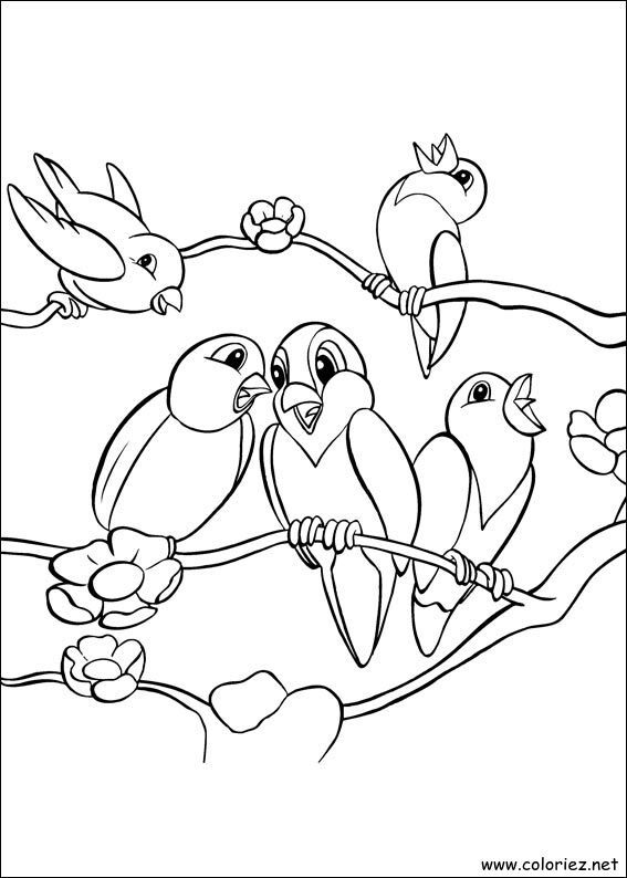 Coloriage de Bambi 2 à imprimer