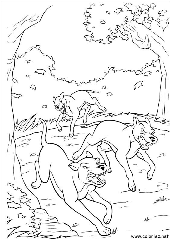 Coloriage de Bambi 2 à imprimer