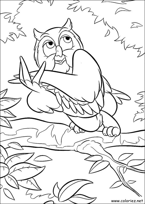 Coloriage de Bambi à imprimer