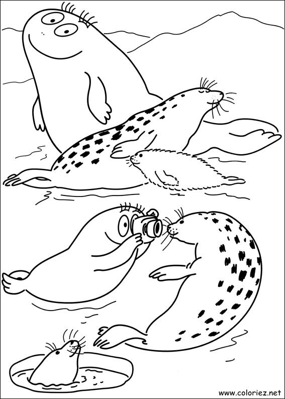 Coloriage de Barbapapa à imprimer
