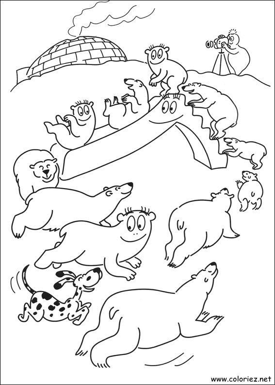 Coloriage de Barbapapa à imprimer