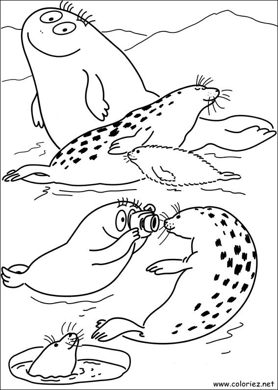 Coloriage de Barbapapa à imprimer