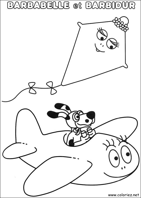 Coloriage de Barbapapa à imprimer