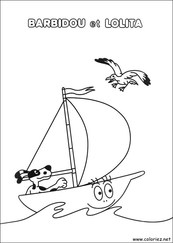 Coloriage de Barbapapa à imprimer