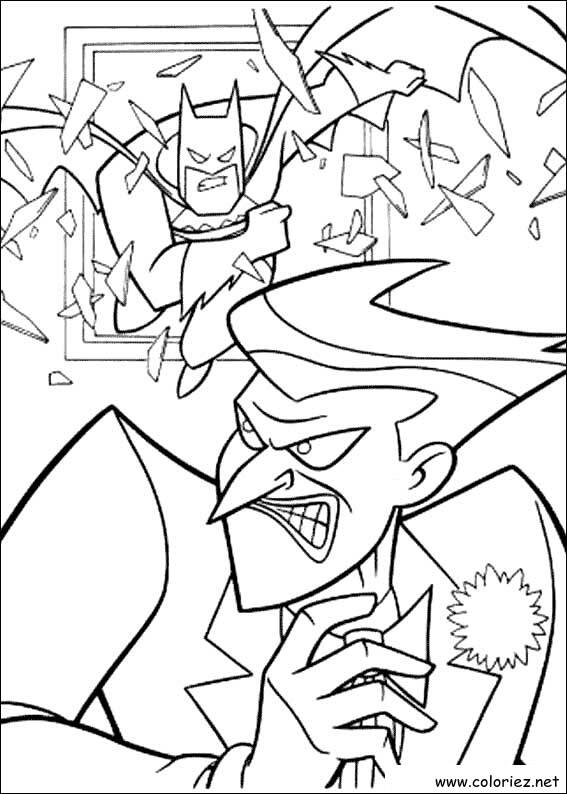 Coloriage de Batman à imprimer !