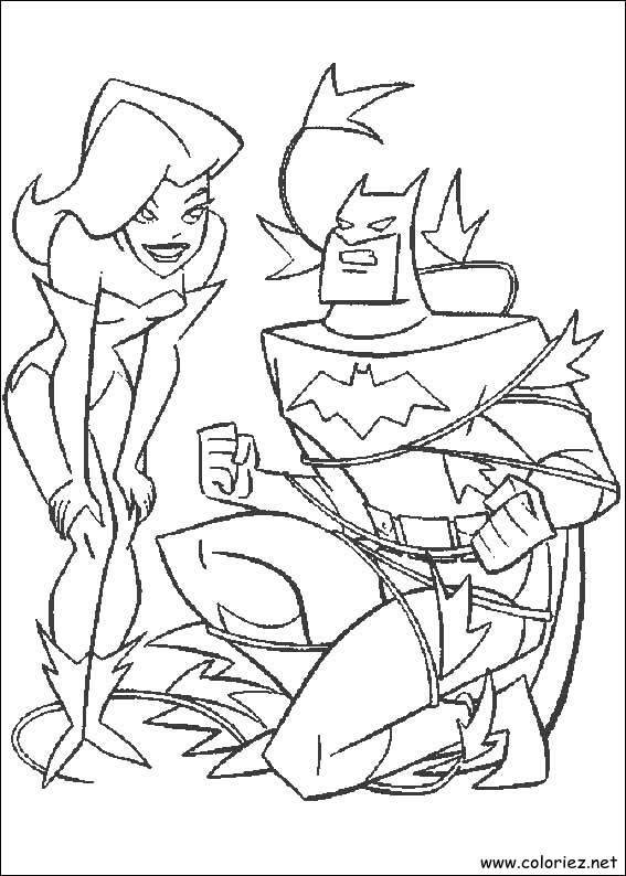 Coloriage de Batman à imprimer !