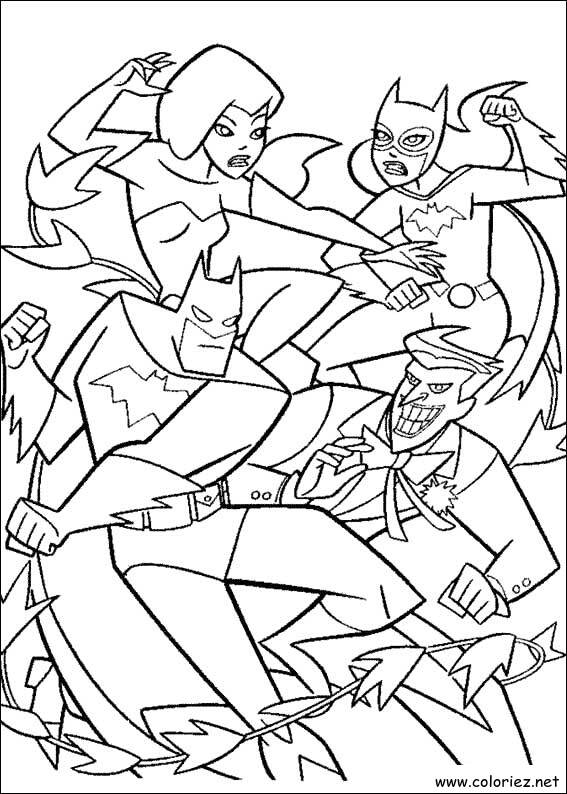 Coloriage de Batman à imprimer !