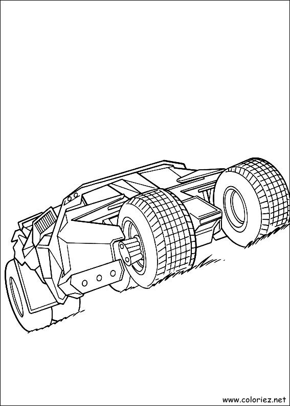 Coloriage de Batman à imprimer !