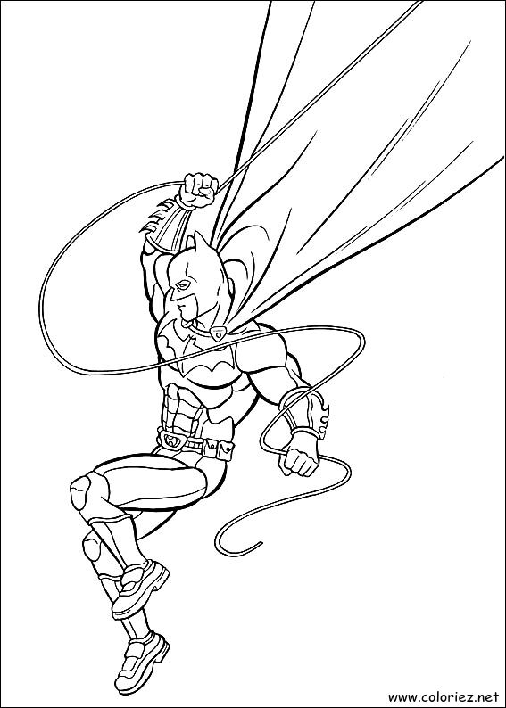 Coloriage de Batman à imprimer !