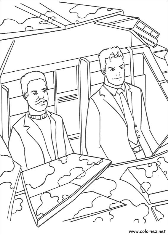 Coloriage de Batman à imprimer !