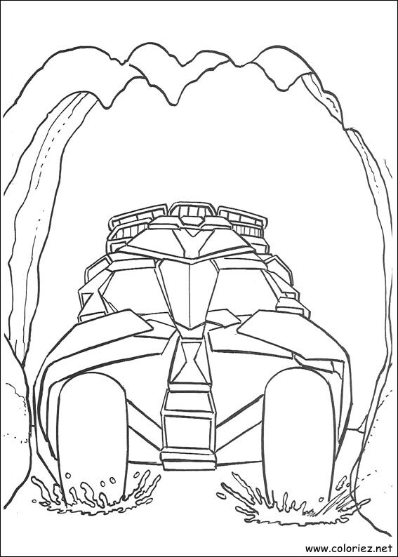 Coloriage de Batman à imprimer !