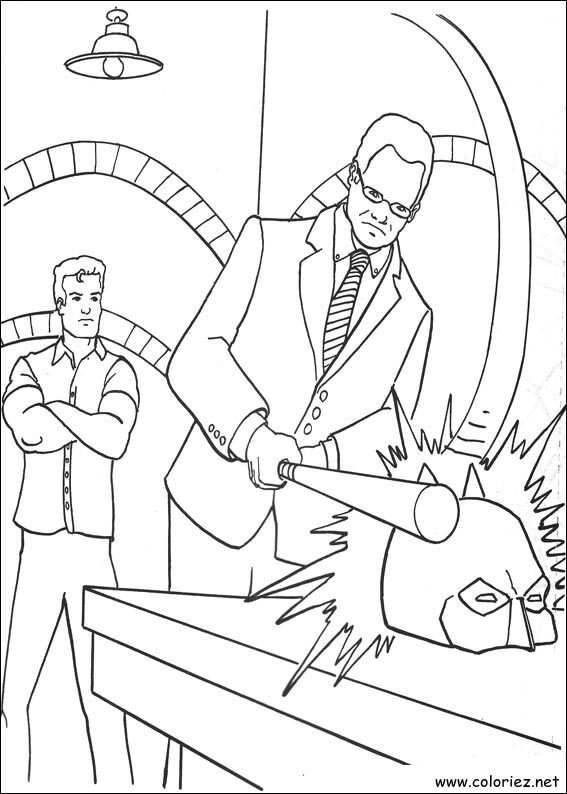 Coloriage de Batman à imprimer !