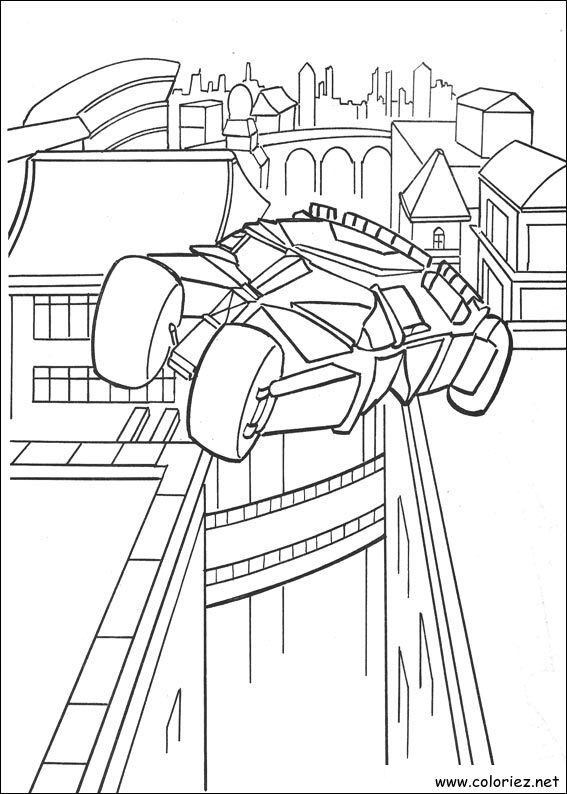 Coloriage de Batman à imprimer !