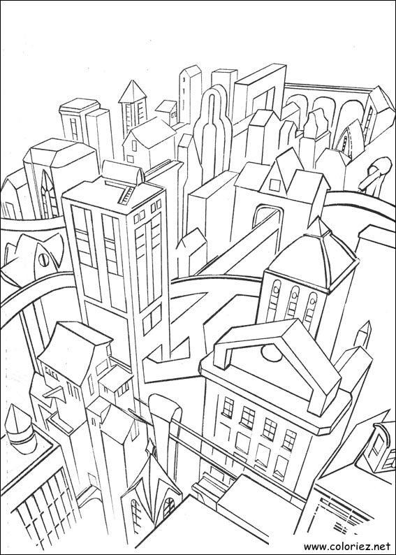 Coloriage de Batman à imprimer !