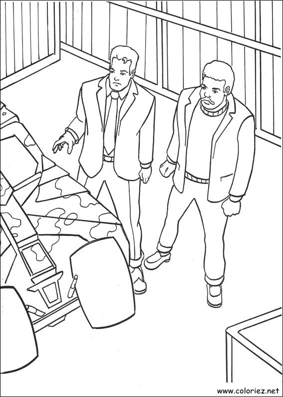 Coloriage de Batman à imprimer !