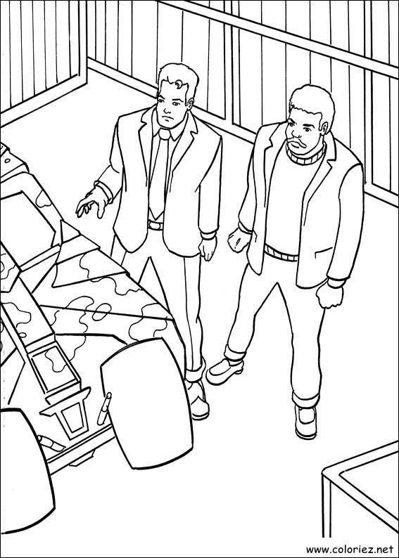 Coloriage de Batman à imprimer !