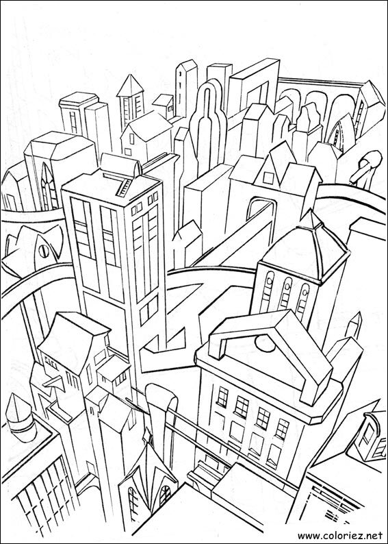 Coloriage de Batman à imprimer !