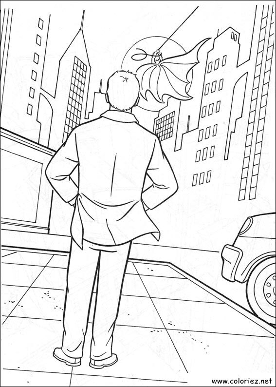 Coloriage de Batman à imprimer !