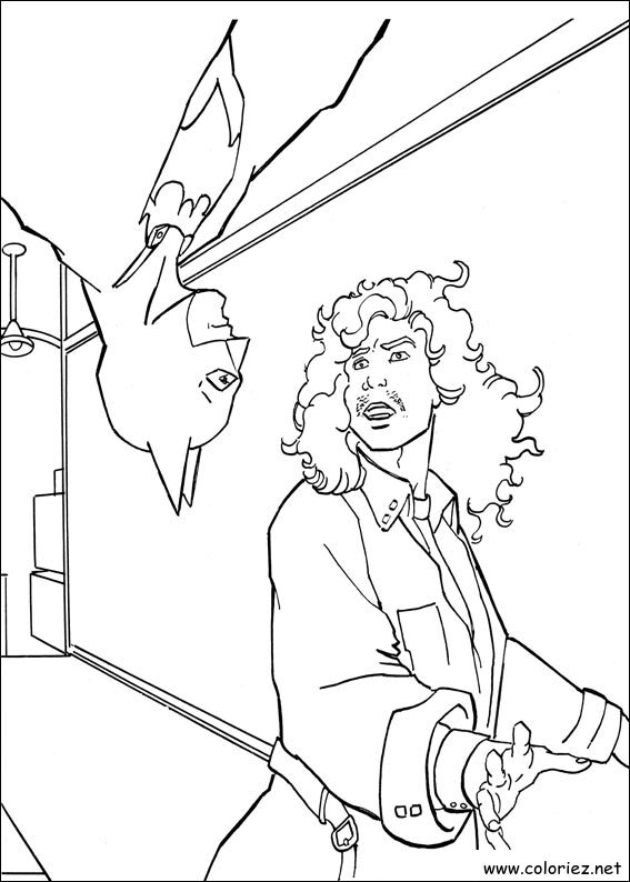 Coloriage de Batman à imprimer !