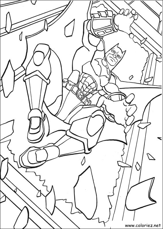 Coloriage de Batman à imprimer !