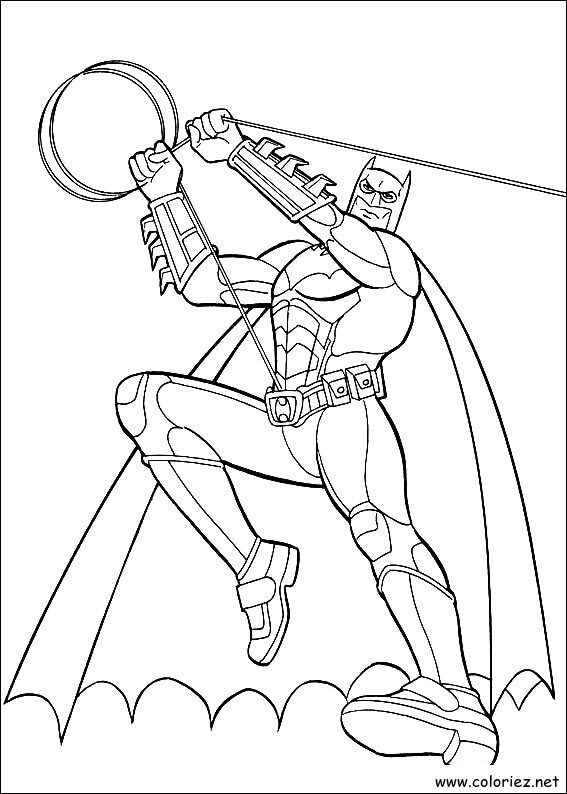 Coloriage de Batman à imprimer !