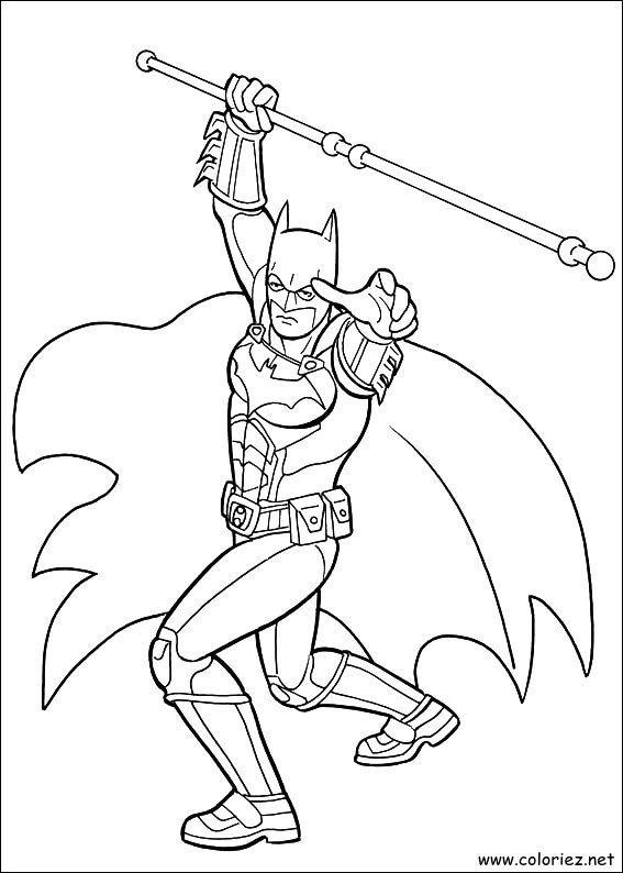 Coloriage de Batman à imprimer !