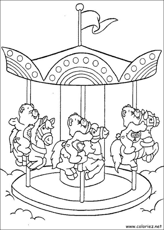 Coloriage de Bisounours à imprimer !