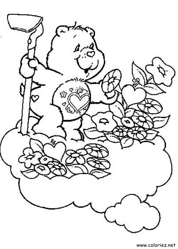 Coloriage de Bisounours à imprimer !