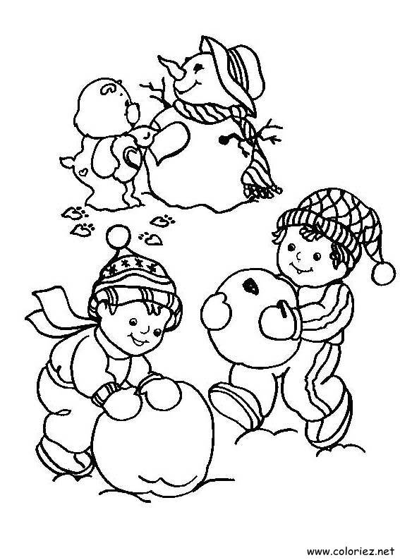 Coloriage de Bisounours à imprimer !