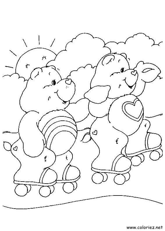 Coloriage de Bisounours à imprimer !